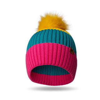 Britt’s Knits Kids Colorful Pom Hat