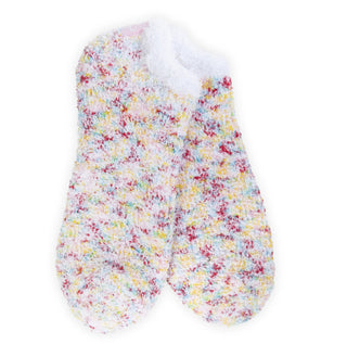 World's Softest Socks Cozy Low Whimsical Confetti