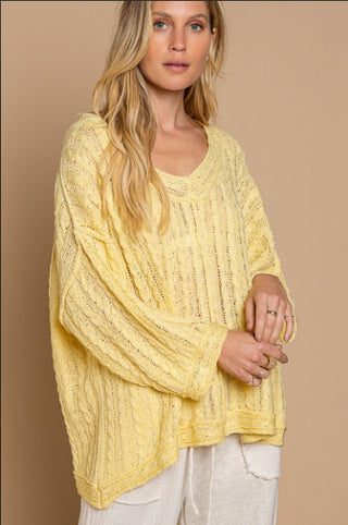 Pol Clothing V Neck Sweater