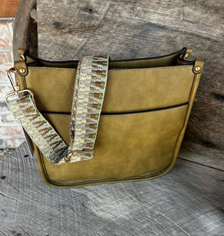Jen & Co Posie Crossbody Olive M2168