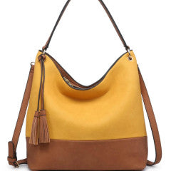 Jen & Co Ava Hobo Bag Mustard RJ1768