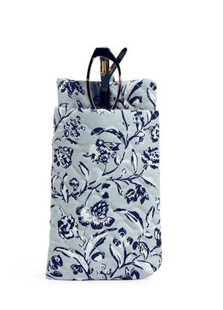 Vera Bradley Double Eye Case Perennials Gray
