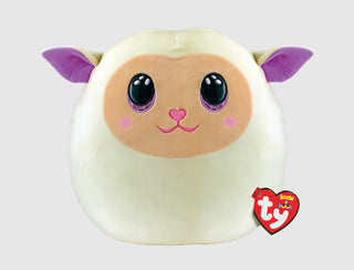 Ty Squish A Boo Fluffy the Easter White Lamb