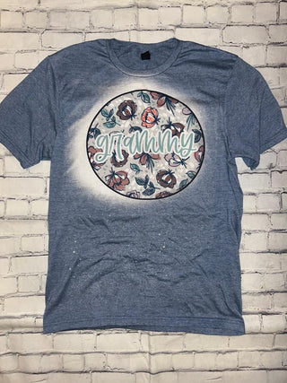 Southern Backroad Tees Bleached Grammy Tee