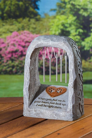 Pet Memorial Wind Chime Garden Statuary