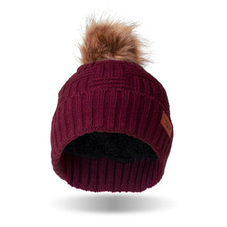 Britt’s Knits Originals Pom Hat Wine