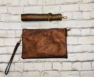 Jen & Co Izzy Crossbody Cocoa Pearl M2056