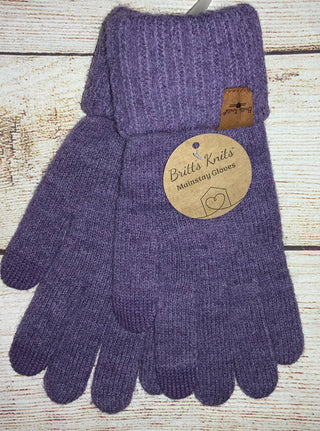 Britt’s Knits Mainstay Gloves Purple