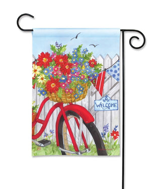 Freedom Bike Garden Flag