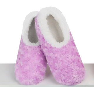 Snoozies Bouquet of Roses Lavender Slippers