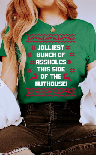 Kissed Apparel Jolliest Bunch of Aholes T-Shirt