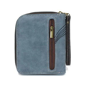 Chala 839 Zip Around Wallet Piano Indigo