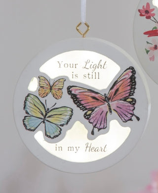 LED Wood Memorial Hanging Butterflies