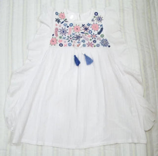 Mudpie Floral Embroidery Dress