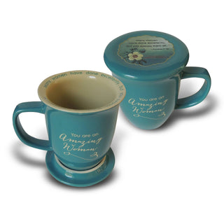 Amazing Woman Coaster Mug Set
