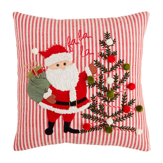 Mudpie Fa La La Santa Pillow
