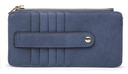 Jen & Co Saige Slim Wallet Dark Blue WL1889