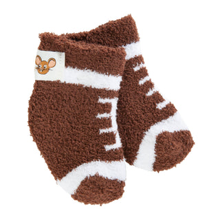 World’s Softest Socks Snug Infant Cozy Crew Football 0-12M