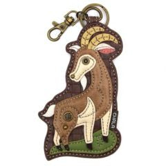 Chala 806 Key Fob/Coin Purse Goat