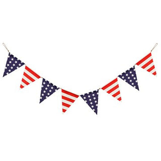 Fabric Patriotic Garland 82”