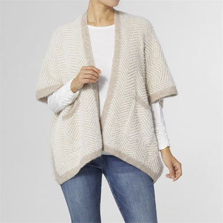 Coco + Carmen Montana Eyelash Chevron Cardigan