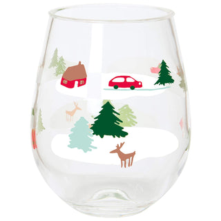 Snow Mountain Stemless Wine
