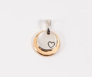 Layer Me Double Disc Pendant Charm