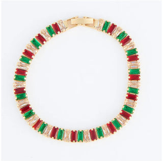 Howard's Stella Baguette Gemstone Bracelet Multi
