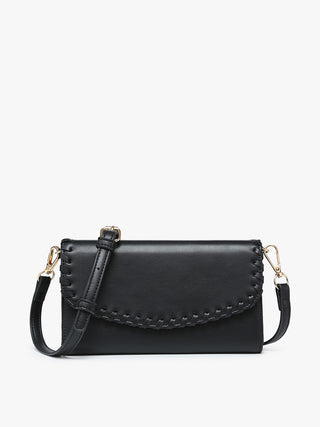 Jen & Co Kyle Wallet Crossbody Black M2345