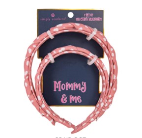 Simply Southern Mommy & Me Braided Headband Dots