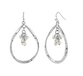 Whispers Tear Drop with Faceted Dangle WN003074