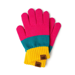 Britt’s Knits Yellow Kid’s Gloves