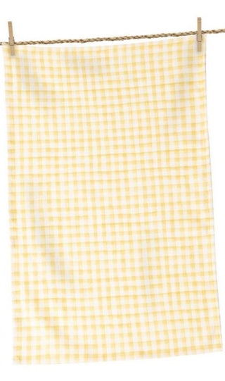 Bee Humble Tea Towel Plaid
