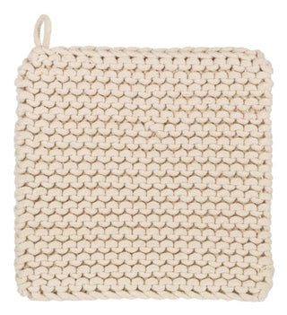 Crochet Pot Holder Ivory