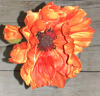 Large Poppy Stem 27”