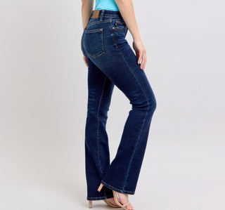 Judy Blue MR Petite Dark Wash Bootcut 82586