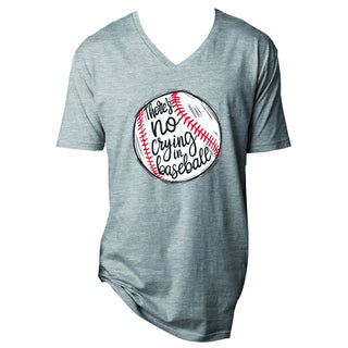 Jane Marie There's No Crying in Baseball V Neck