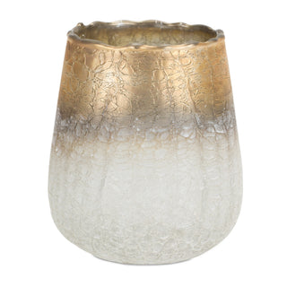 Textured Glass Vase