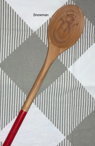 Snowman Wooden Spoon