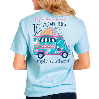 SS Life Happens, Ice Cream Helps Tee