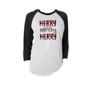 Jane Marie Merry, Merry, Merry 3/4 Sleeve T-Shirt