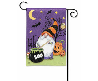 Halloween Gnome Garden Flag