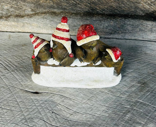 Wooden Birds on Fence