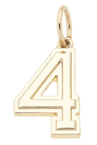 Canvas Style Charmed Number Charm