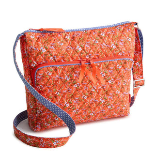 Vera Bradley Harwick Large Messenger Wildflower Springs