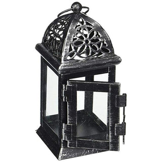 Flower Filigree Metal Lantern
