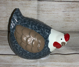 Blue Chicken Figurine