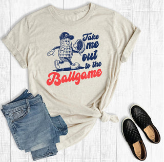 The Way Down South Baseball Take Me Out to The Ballgame Graphic Tee