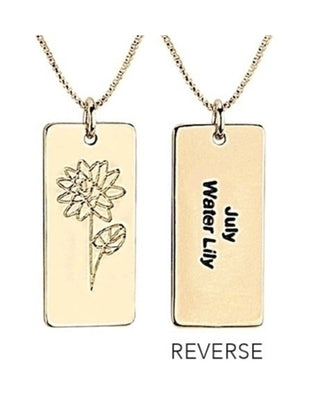 Alexa’s Angels Birth Flower Necklace July