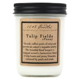 1803 Tulip Fields & Peony Soy Jar Candle
